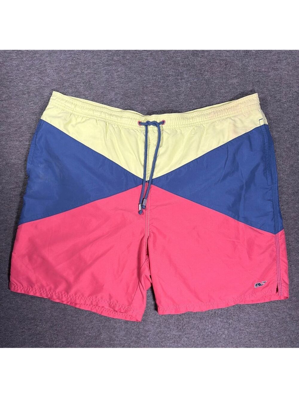 Vineyard Vines Colorblock Swim Trunks XL Polyester 1M0353